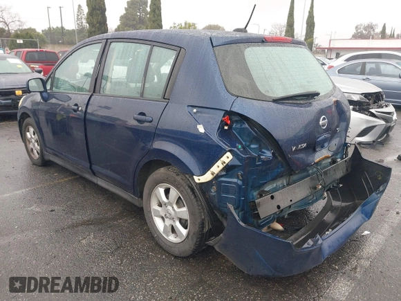2008 Nissan Versa 1.8 S with VIN 3N1BC13E78L380632, listed as a IAAI auction lot 41562724 with 166,899 mi miles. Bid and sale history available at carsss.com. Image 3.