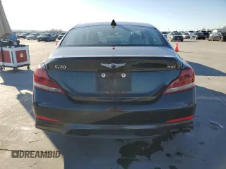 2019 Genesis G70 2.0T Advanced with VIN KMTG64LA0KU037457, listed as a Copart auction lot 86266454 with 126,237 mi miles and Salvage Title. Bid and sale history available at carsss.com. Image 6.
