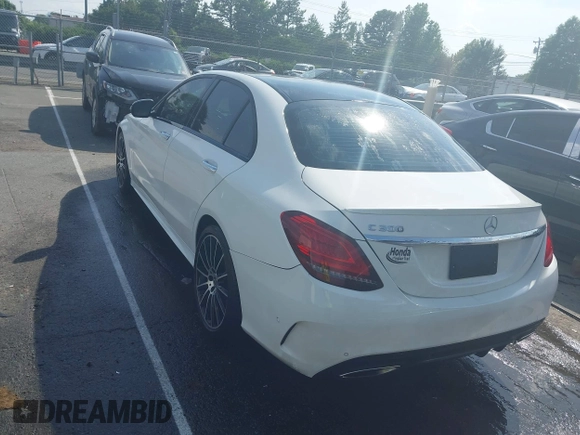 2020 Mercedes-Benz C 300 with VIN 55SWF8DB0LU326579, listed as a IAAI auction lot 42261210 with 85,930 mi miles and . Bid and sale history available at DreamBid. Image 3.