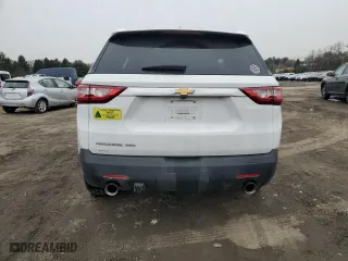 2021 Chevrolet Traverse LS with VIN 1GNEVFKWXMJ163130, listed as a Copart auction lot 44857155 with 0 mi miles and Salvage Title. Bid and sale history available at carsss.com. Image 6.