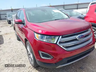 2017 Ford Edge Titanium with VIN 2FMPK4K85HBB14729, listed as a IAAI auction lot 41846242 with 129,280 mi miles. Bid and sale history available at carsss.com. Image 1.