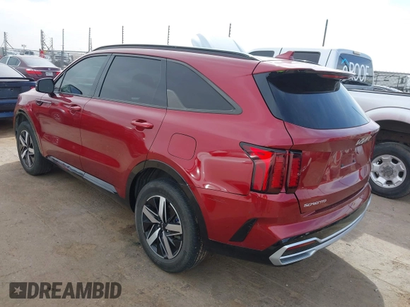 2023 Kia Sorento S with VIN 5XYRL4LCXPG188008, listed as a IAAI auction lot 41795447 with 36,843 mi miles and . Bid and sale history available at DreamBid. Image 3.