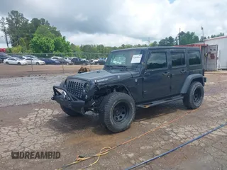 2018 Jeep Wrangler Unlimited Sport S with VIN 1C4BJWDG1JL849635, listed as a IAAI auction lot 42060964 with 60,405 mi miles and . Bid and sale history available at DreamBid. Image 18.