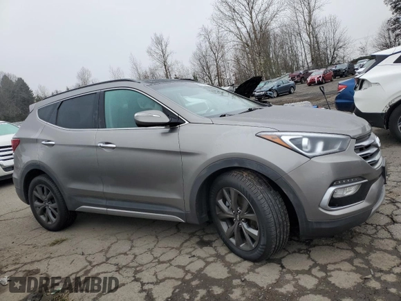 2018 Hyundai Santa Fe Ultimate with VIN 5NMZWDLA3JH100497, listed as a Copart auction lot 88510045 with 53,847 mi miles and Salvage title. Bid and sale history available at DreamBid. Image 4.