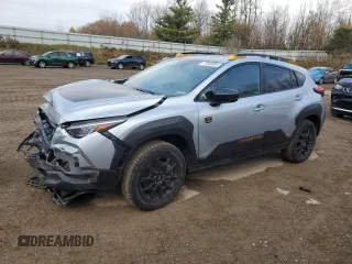 2024 Subaru Crosstrek Wilderness с VIN 4S4GUHU62R3780106, выставлен на аукционе Copart как лот 77069084 с пробегом 4 806 миль миль и Списание • Salvage title. История ставок и продаж доступна на DreamBid. Изображение 1.