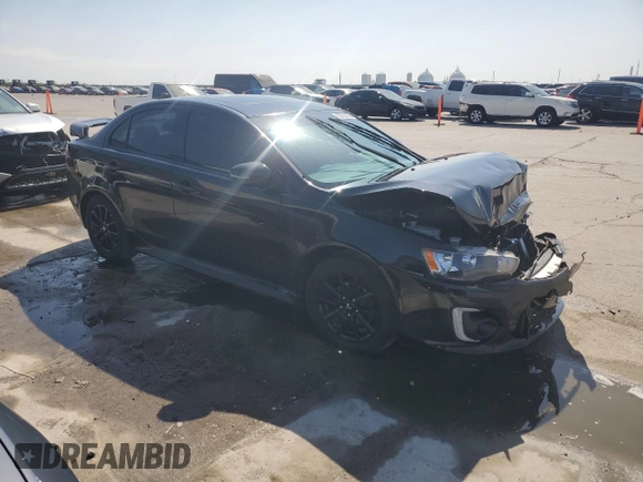 2017 Mitsubishi Lancer ES with VIN JA32U2FU6HU016113, listed as a Copart auction lot 52560435 with 0 mi miles and Salvage Title. Bid and sale history available at carsss.com. Image 4.