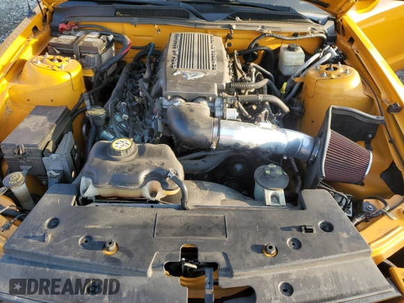 2007 Ford Mustang GT Deluxe with VIN 1ZVFT82HX75259446, listed as a Copart auction lot 43974115 with 129,547 mi miles and Salvage Title. Bid and sale history available at carsss.com. Image 12.