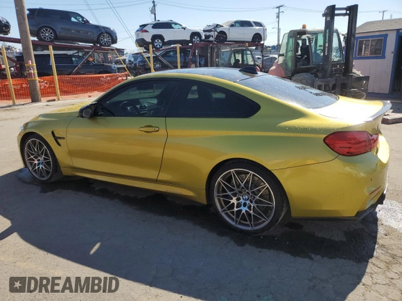 2017 BMW M4 with VIN WBS3R9C57HK709712, listed as a Copart auction lot 69876754 with 48,172 mi miles and Salvage Title. Bid and sale history available at carsss.com. Image 2.