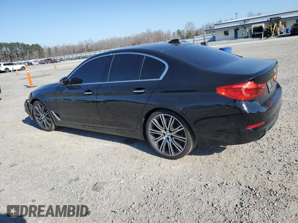 2017 BMW 5 Series 540i with VIN WBAJE5C3XHG913941, listed as a Copart auction lot 46063745 with 125,212 mi miles and Salvage Title. Bid and sale history available at carsss.com. Image 2.