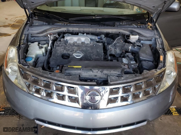 2007 Nissan Murano S with VIN JN8AZ08W57W633673, listed as a Copart auction lot 78941424 with 145,719 mi miles and Salvage Title. Bid and sale history available at carsss.com. Image 12.