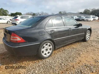 2005 Mercedes-Benz C 240 with VIN WDBRF61J85F585140, listed as a Copart auction lot 44713385 with 210,852 mi miles and Salvage Title. Bid and sale history available at DreamBid. Image 3.