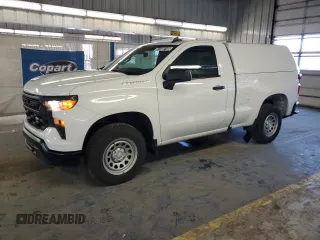 2023 Chevrolet Silverado 1500 Work Truck with VIN 3GCNAAEKXPG307409, listed as a Copart auction lot 51586145 with 123,220 mi miles and Clean Title. Bid and sale history available at carsss.com. Image 1.