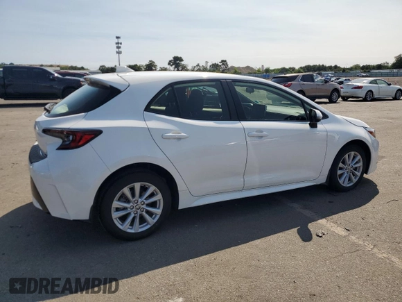 2023 Toyota Corolla Hatchback SE with VIN JTND4MBE5P3197113, listed as a Copart auction lot 69680634 with 49,112 mi miles and Salvage Title. Bid and sale history available at carsss.com. Image 3.