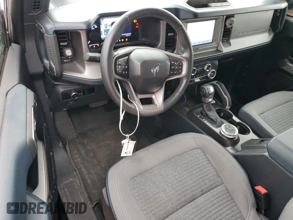2023 Ford Bronco with VIN 1FMDE5AH4PLB13846, listed as a Copart auction lot 53741085 with 19,231 mi miles and Salvage title. Bid and sale history available at DreamBid. Image 8.