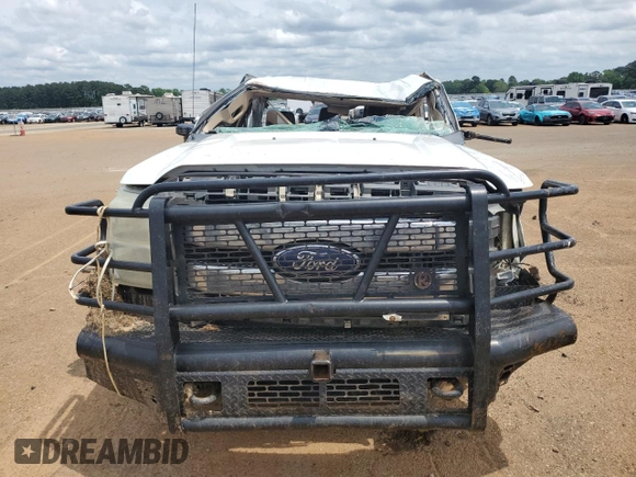 2013 Ford F-250 XL with VIN 1FT7W2B60DEA55468, listed as a Copart auction lot 54535265 with 391,803 mi miles and Salvage title. Bid and sale history available at DreamBid. Image 5.