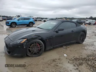 2017 Maserati GranTurismo Convertible Sport with VIN ZAM45VMA9H0190505, listed as a Copart auction lot 45003015 with 12,840 mi miles and Clean Title. Bid and sale history available at carsss.com. Image 1.