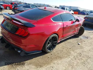 2021 Ford Mustang GT with VIN 1FA6P8CF6M5140346, listed as a IAAI auction lot 41241871 with 64,724 mi miles. Bid and sale history available at carsss.com. Image 4.