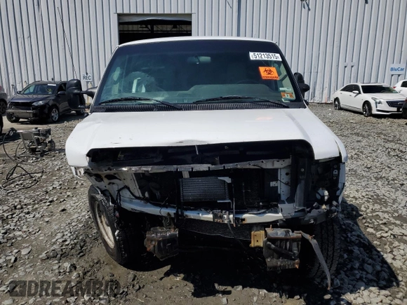 2011 Ford Econoline Cargo Commercial with VIN 1FTNE2EW2BDA57568, listed as a Copart auction lot 51213515 with 351,242 mi miles and Salvage Title. Bid and sale history available at carsss.com. Image 5.