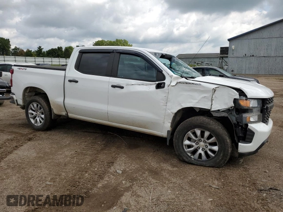 2019 Chevrolet Silverado 1500 Custom with VIN 3GCPYBEH0KG306180, listed as a Copart auction lot 69263924 with 107,279 mi miles and Non Repairable. Bid and sale history available at DreamBid. Image 4.
