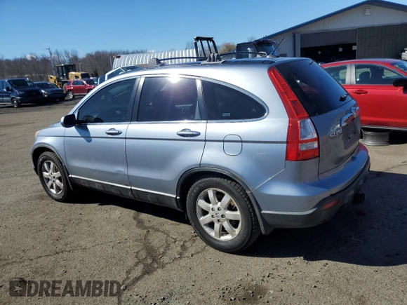 2008 Honda CR-V EX-L with VIN JHLRE48778C048951, listed as a Copart auction lot 47392615 with 187,691 mi miles and Salvage Title. Bid and sale history available at carsss.com. Image 2.