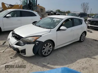 2010 Mazda 3 S Sport with VIN JM1BL1H52A1331955, listed as a Copart auction lot 52489795 with 165,415 mi miles and Salvage title. Bid and sale history available at DreamBid. Image 1.