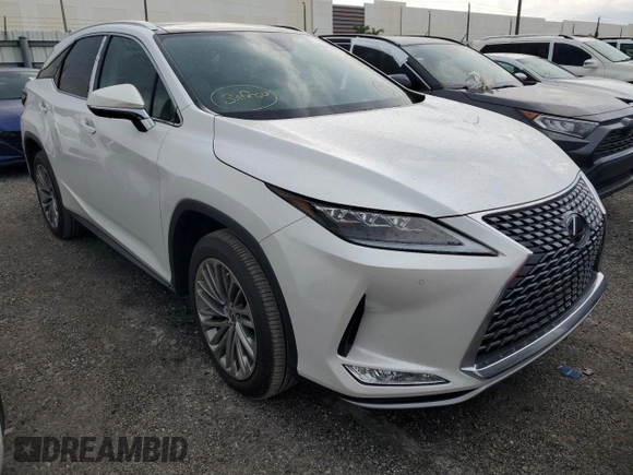 2022 Lexus RX 350 with VIN 2T2JZMDAXNC332024, listed as a Copart auction lot 49921753 with 12,416 mi miles and . Bid and sale history available at DreamBid. Image 4.