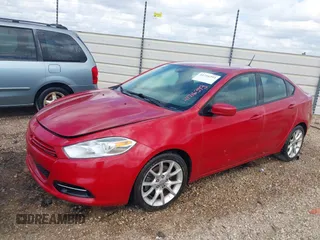 2013 Dodge Dart SXT with VIN 1C3CDFBA1DD155511, listed as a IAAI auction lot 41716393 with 77,622 mi miles. Bid and sale history available at carsss.com. Image 2.
