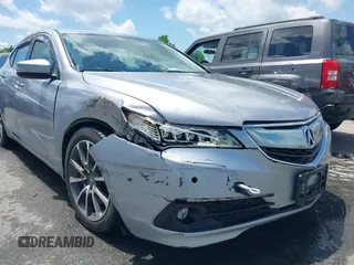 2015 Acura TLX Advance with VIN 19UUB3F77FA002804, listed as a IAAI auction lot 42310492 with 153,380 mi miles and . Bid and sale history available at DreamBid. Image 6.