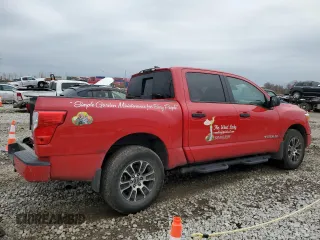 2023 Nissan Titan SV z VIN 1N6AA1EDXPN100457, wystawiony jako Copart lot #81621194 z przebiegiem 21 820 mil mil oraz Szkoda całkowita • Salvage title. Historia ofert i sprzedaży dostępna na DreamBid. Obrazek 3.