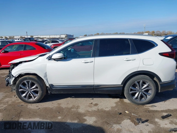 2021 Honda CR-V Touring with VIN 2HKRW1H9XMH402745, listed as a IAAI auction lot 41059541 with 24,282 mi miles. Bid and sale history available at carsss.com. Image 15.