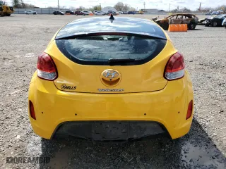 2012 Hyundai Veloster w/Black Int with VIN KMHTC6ADXCU028051, listed as a Copart auction lot 52191975 with 148,806 mi miles and Salvage Title. Bid and sale history available at carsss.com. Image 6.