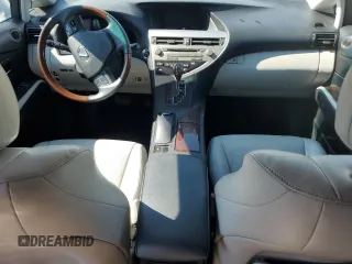2012 Lexus RX 450h with VIN JTJBC1BA0C2050107, listed as a Copart auction lot 62010125 with Not provided miles and Salvage title. Bid and sale history available at DreamBid. Image 8.