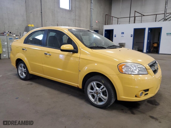 2009 Chevrolet Aveo LT w/2LT with VIN KL1TG56E19B303435, listed as a Copart auction lot 76825944 with 163,297 mi miles and Salvage Title. Bid and sale history available at carsss.com. Image 4.