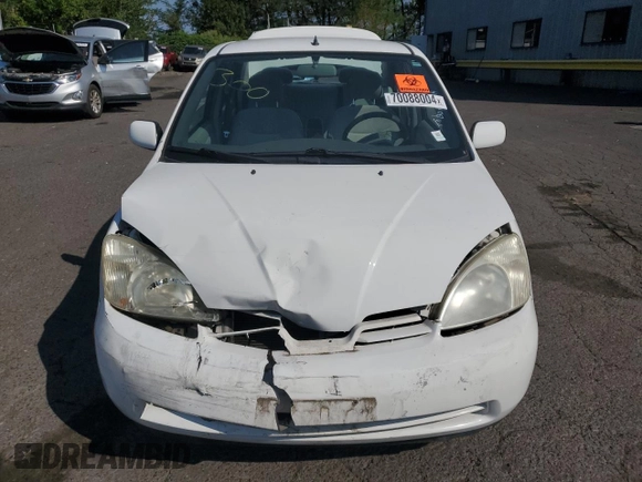 2002 Toyota Prius with VIN JT2BK12U920041313, listed as a Copart auction lot 70088004 with 0 mi miles and Salvage Title. Bid and sale history available at carsss.com. Image 5.