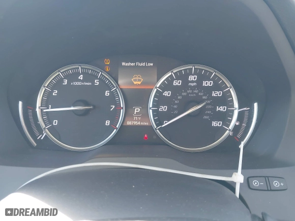 2016 Acura MDX with VIN 5FRYD4H24GB021643, listed as a IAAI auction lot 41704780 with 87,954 mi miles. Bid and sale history available at carsss.com. Image 7.