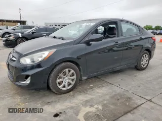 2012 Hyundai Accent GLS with VIN KMHCT4AE0CU054171, listed as a Copart auction lot 55357675 with 168,996 mi miles and Clean Title. Bid and sale history available at carsss.com. Image 1.