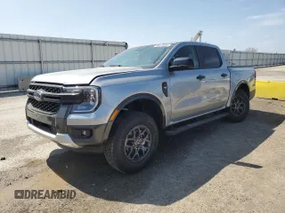 2024 Ford Ranger XLT with VIN 1FTER4HH3RLE42862, listed as a Copart auction lot 50974045 with 1,760 mi miles and Salvage title. Bid and sale history available at DreamBid. Image 1.