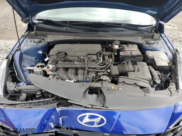 2021 Hyundai Elantra SEL with VIN 5NPLS4AG9MH029502, listed as a Copart auction lot 46278525 with 27,969 mi miles and Non Repairable. Bid and sale history available at carsss.com. Image 11.