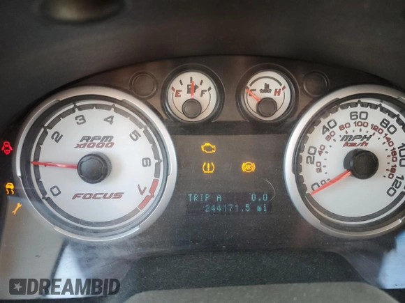 2010 Ford Focus SEL with VIN 1FAHP3HN1AW149134, listed as a Copart auction lot 52318815 with 244,171 mi miles and Salvage Title. Bid and sale history available at carsss.com. Image 9.