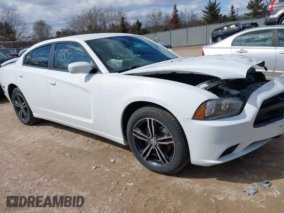 2014 Dodge Charger SXT with VIN 2C3CDXJG9EH255078, listed as a IAAI auction lot 41880363 with 124,864 mi miles. Bid and sale history available at carsss.com. Image 1.