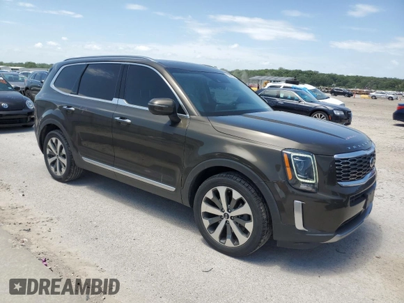 2020 Kia Telluride S with VIN 5XYP64HC1LG091796, listed as a Copart auction lot 61948035 with 88,649 mi miles and Salvage title. Bid and sale history available at DreamBid. Image 4.