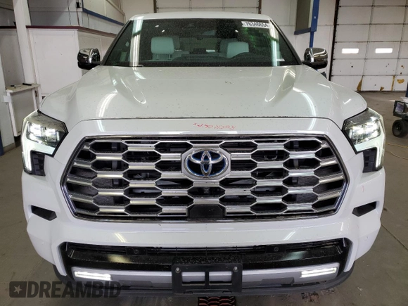 2024 Toyota Sequoia SR5 with VIN 7SVAAABA5RX026603, listed as a Copart auction lot 76346654 with 14,644 mi miles and Salvage Title. Bid and sale history available at carsss.com. Image 5.