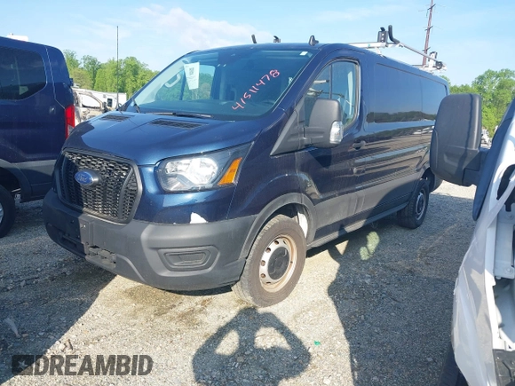 2023 Ford Transit Cargo with VIN 1FTBR1Y84PKB55342, listed as a IAAI auction lot 41511478 with 27,688 mi miles and . Bid and sale history available at DreamBid. Image 17.