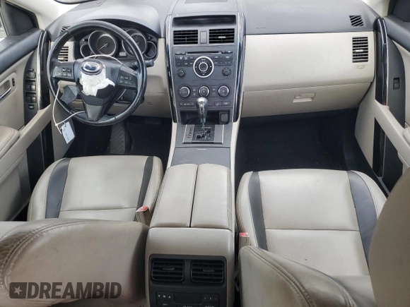 2012 Mazda CX-9 Touring with VIN JM3TB2CA4C0354512, listed as a Copart auction lot 54159915 with Not provided miles and Salvage title. Bid and sale history available at DreamBid. Image 8.