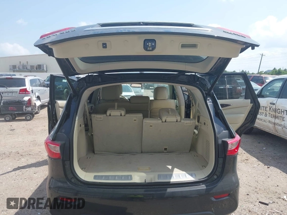 2014 Infiniti QX60 with VIN 5N1AL0MN3EC533821, listed as a IAAI auction lot 42175446 with 161,369 mi miles and . Bid and sale history available at DreamBid. Image 18.