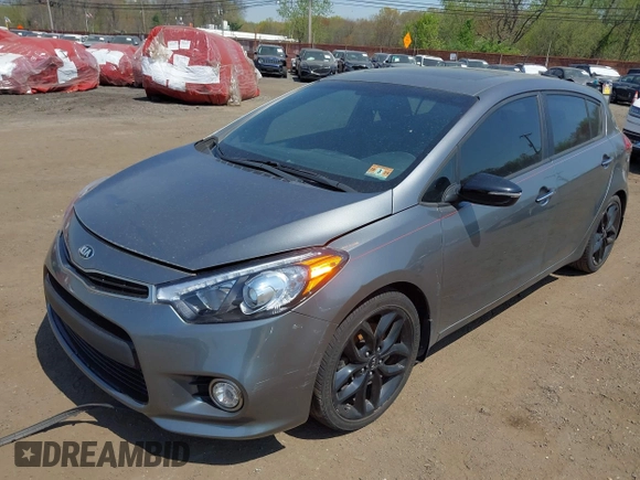 2015 Kia Forte 5-Door SX with VIN KNAFZ5A35F5266838, listed as a IAAI auction lot 42115081 with 80,983 mi miles. Bid and sale history available at carsss.com. Image 17.