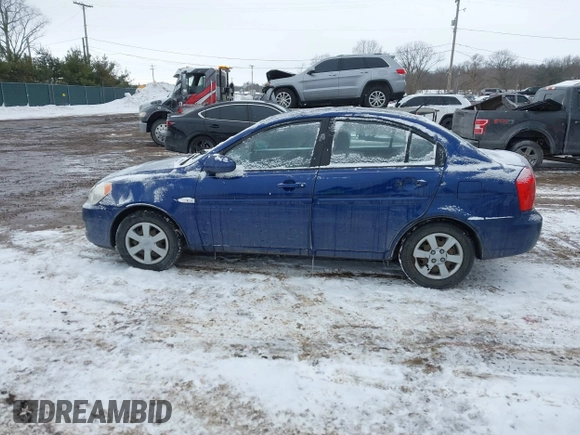 2007 Hyundai Accent GLS with VIN KMHCN46C17U103319, listed as a IAAI auction lot 41620787 with 65,291 mi miles. Bid and sale history available at carsss.com. Image 14.