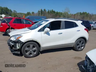2014 Buick Encore Leather with VIN KL4CJCSB8EB740671, listed as a IAAI auction lot 42077603 with 112,561 mi miles and . Bid and sale history available at carsss.com. Image 15.