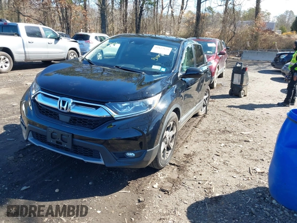 2019 Honda CR-V EX with VIN 2HKRW2H5XKH674504, listed as a IAAI auction lot 41823838 with 104,281 mi miles. Bid and sale history available at carsss.com. Image 17.