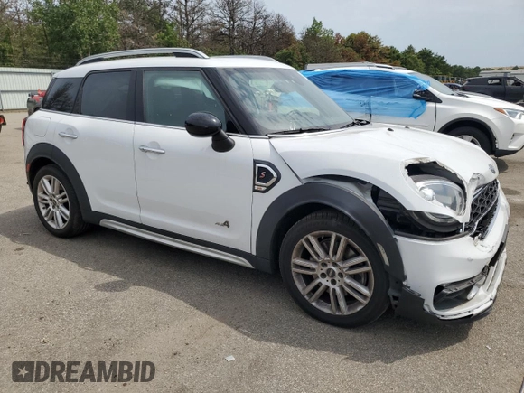2019 MINI Countryman Cooper S with VIN WMZYT5C56K3G93448, listed as a Copart auction lot 63420534 with 21,440 mi miles and Salvage Title. Bid and sale history available at carsss.com. Image 4.